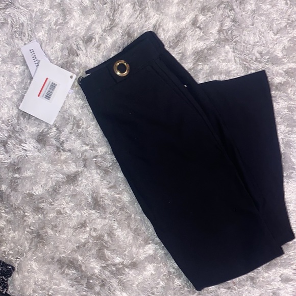 Derek Lam 10 Crosby NWT Gold Detail Crop Trouser Size 2 - Picture 3 of 6